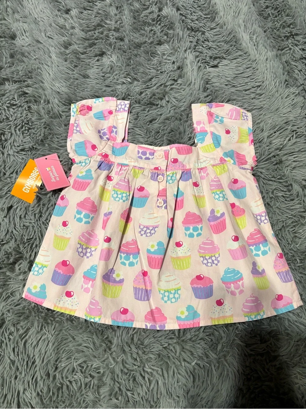 NWT Gymboree Pastel Cupcake Print Top